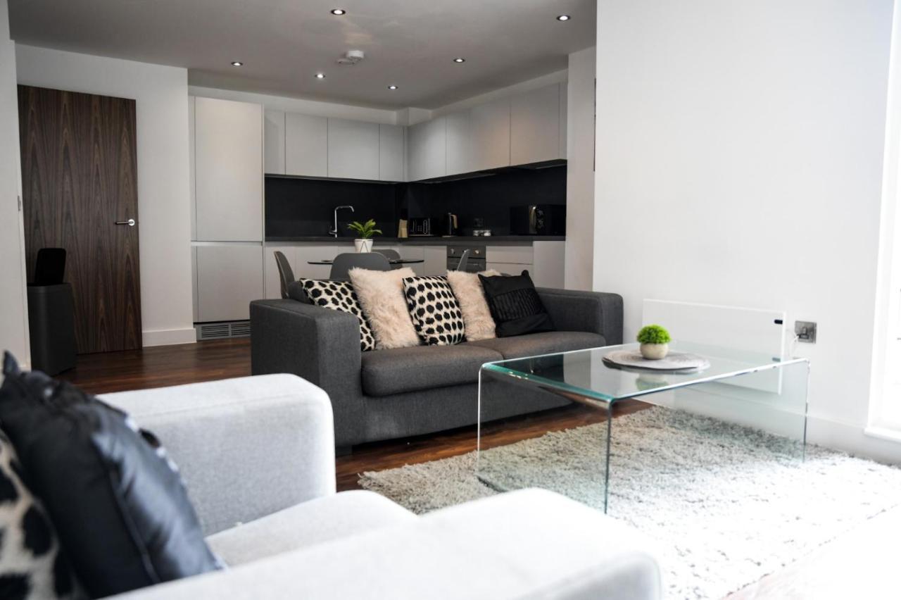 Onpoint Apartments - Spacious 2 Bedroom Apt - City Centre With Balcony Manchester Exteriör bild
