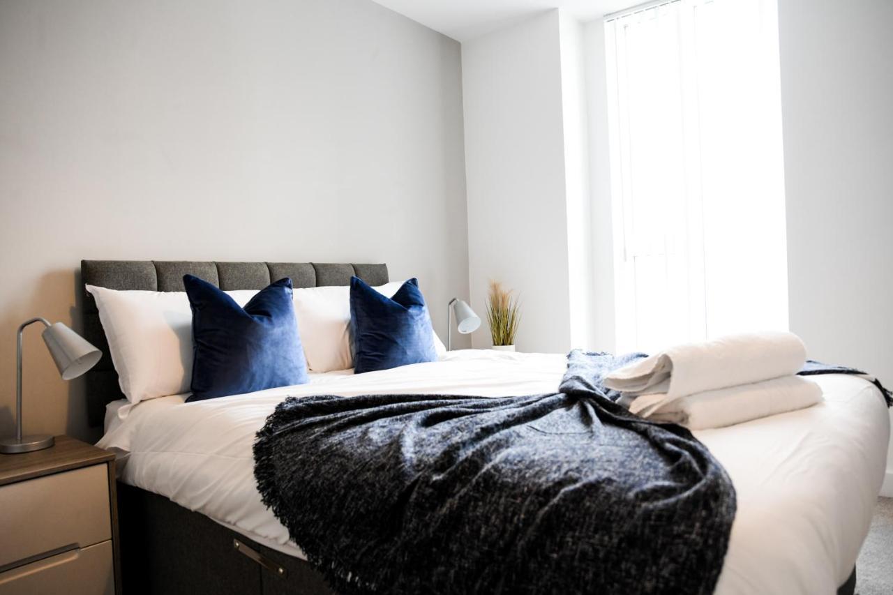 Onpoint Apartments - Spacious 2 Bedroom Apt - City Centre With Balcony Manchester Exteriör bild